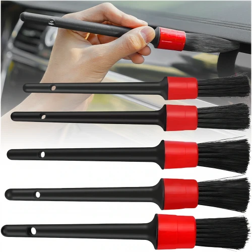 Pędzle detalingowe do czyszczenia samochodu zestaw 5szt szczelin