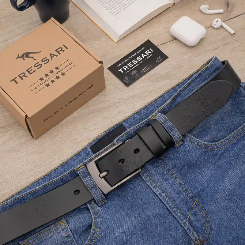 Pasek Męski Skóra naturalna TRESSARI Premium brand Polska marka 6.webp