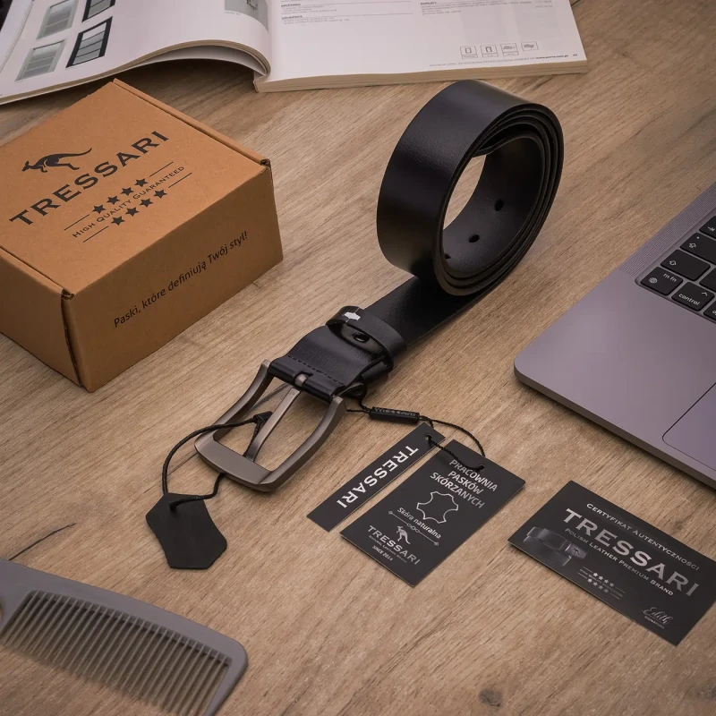 Pasek Męski Skóra naturalna TRESSARI Premium brand Polska marka 8.webp