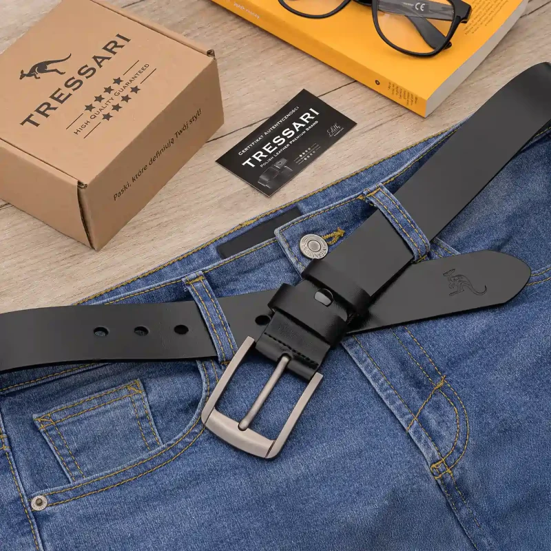 Pasek Męski Skóra naturalna TRESSARI Premium brand Polska marka 5.webp