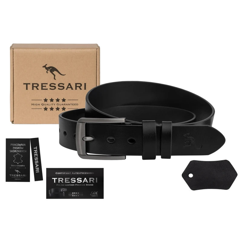 Pasek Męski Skóra naturalna TRESSARI Premium brand Polska marka 10.webp