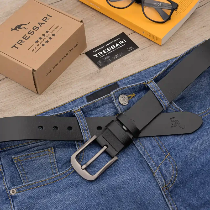 Pasek Męski Skóra naturalna TRESSARI Premium brand Polska marka 5.webp