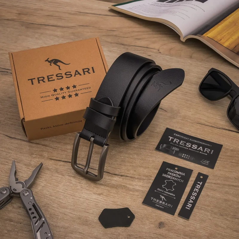 Pasek Męski Skóra naturalna TRESSARI Premium brand Polska marka 7.webp