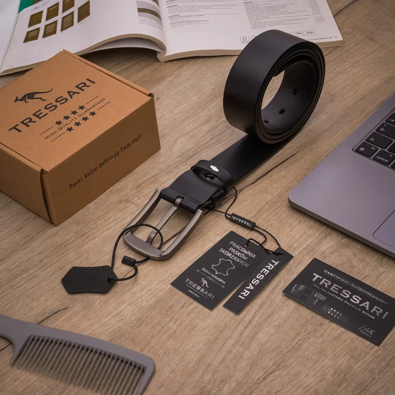 Pasek Męski Skóra naturalna TRESSARI Premium brand Polska marka 8.webp