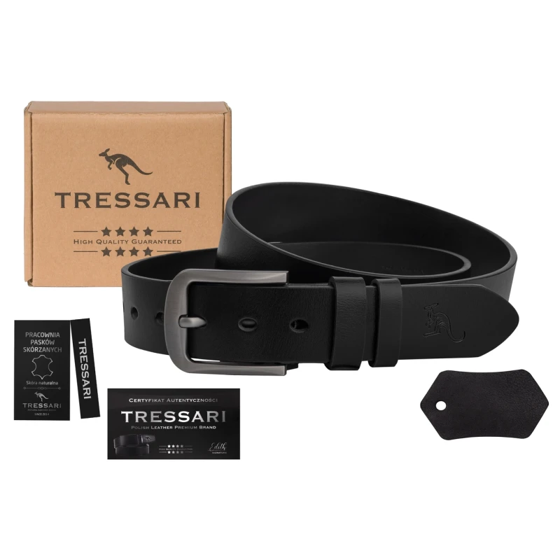 Pasek Męski Skóra naturalna TRESSARI Premium brand Polska marka 10.webp