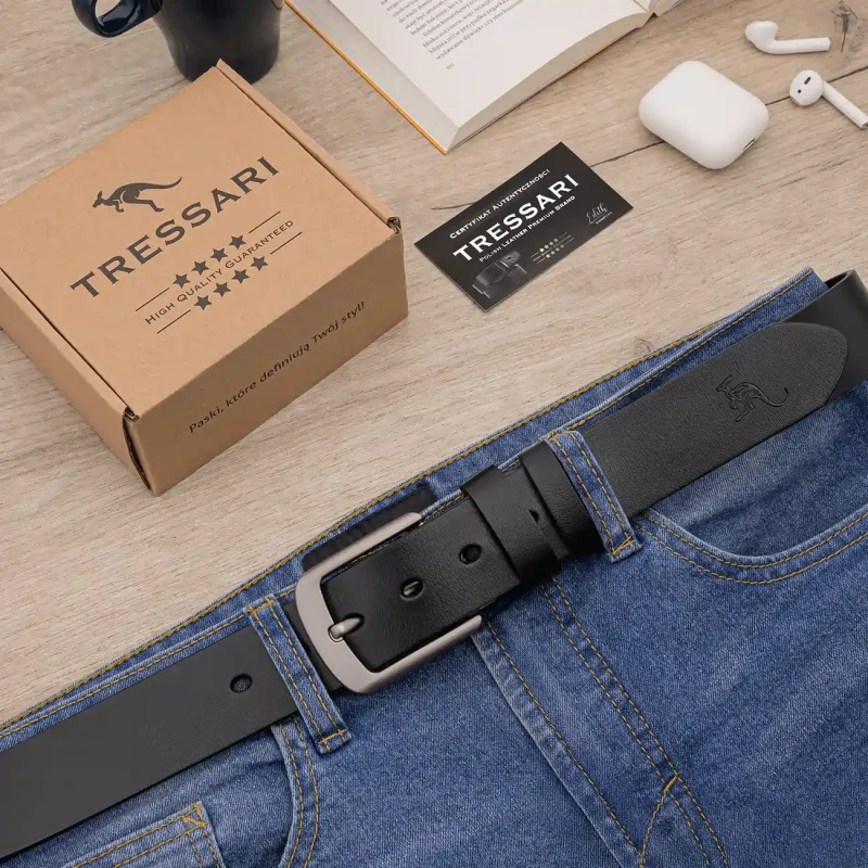 Pasek Męski Skóra naturalna TRESSARI Premium brand Polska marka 6.webp