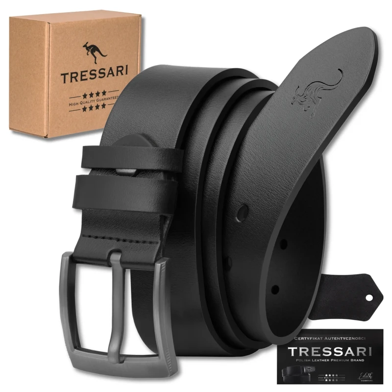 Pasek Męski Skóra naturalna TRESSARI Premium brand Polska marka 3.webp