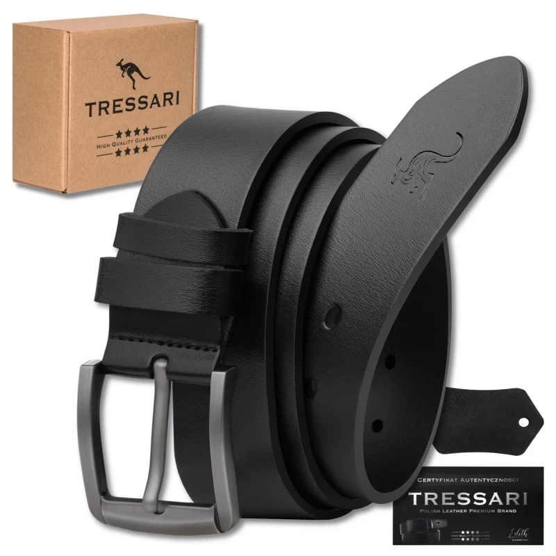Pasek Męski Skóra naturalna TRESSARI Premium brand Polska marka 3.webp