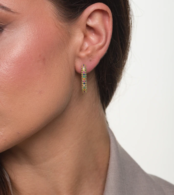 Kolczyki damskie wiszące perły kwiaty złote srebrne  8.webp