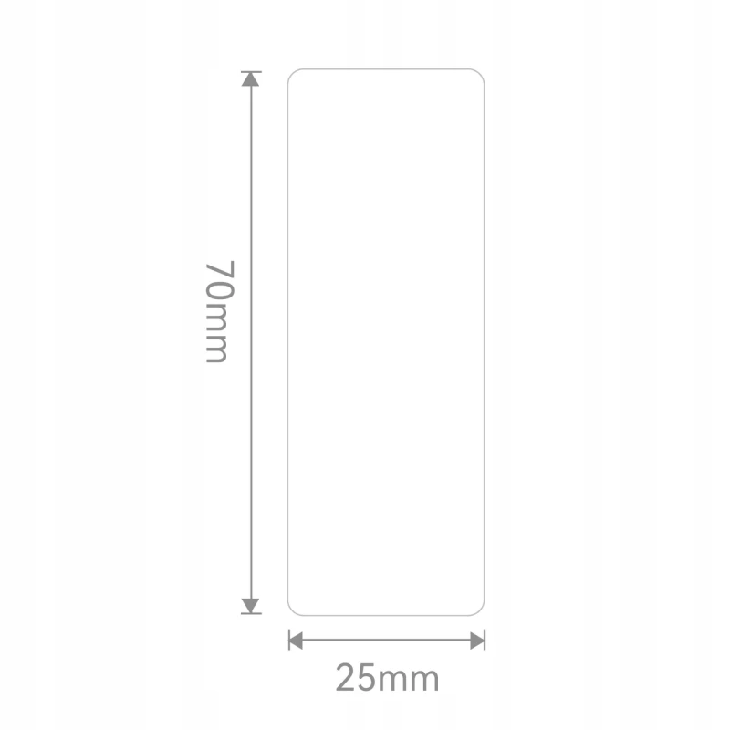 Oryginalne NIIMBOT Etykiety 25x70mm Białe 95 1.webp