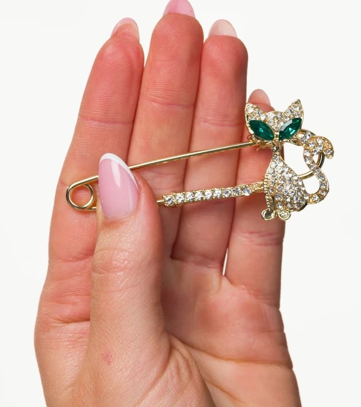 Biżuteria stalowa naszyjnik kolczyki broszka 23.webp