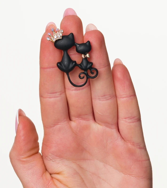 Biżuteria stalowa naszyjnik kolczyki broszka 115.webp