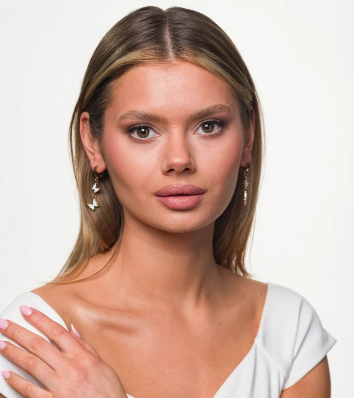 Biżuteria stalowa naszyjnik kolczyki broszka 398.webp