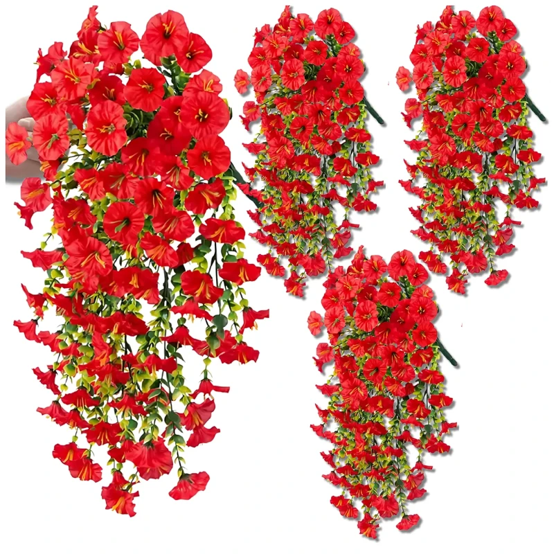 Wiszące-kwiaty-dekoracyjne-sztuczne-powój-3szt-girlanda-czerwony.webp