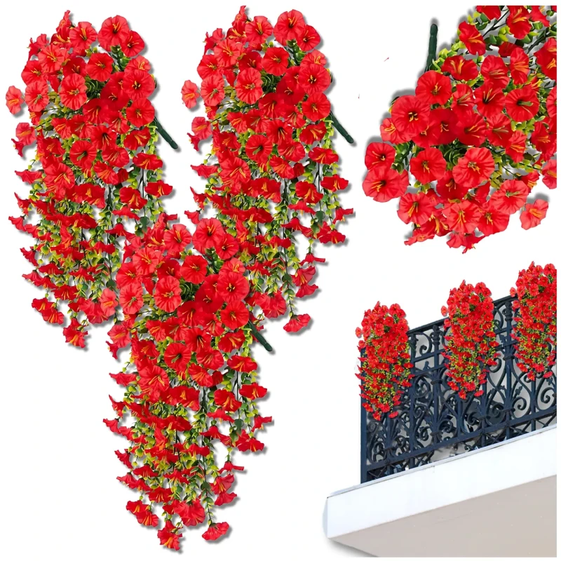 Wiszące-kwiaty-dekoracyjne-sztuczne-powój-3szt-girlanda-czerwony.webp