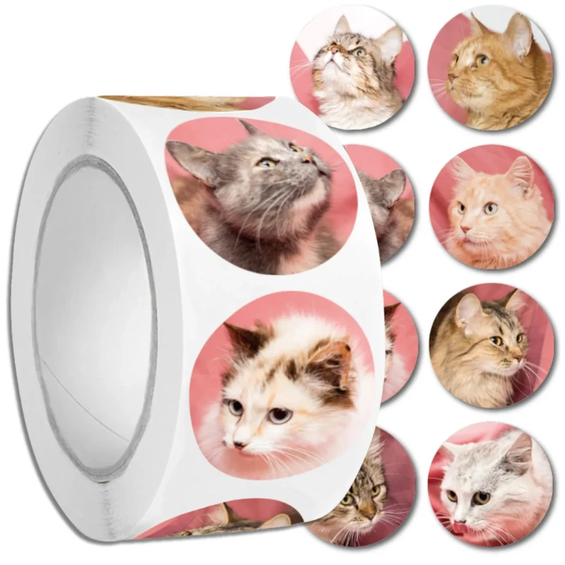 Naklejki-kotki-kolorowe-realistyczne-na-rolce-500-szt.-DIY-dla-dzieci.webp