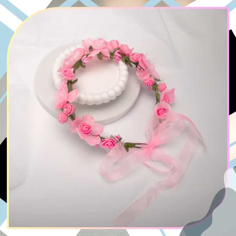 Wianek-Opaska-do-Włosów-Kwiaty-Różowe-Róże-Styl-Boho.webp