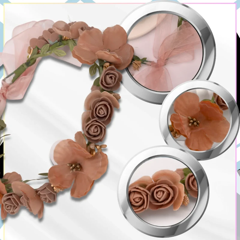 Wianek-Opaska-do-Włosów-Kwiaty-Brązowe-Róże-Styl-Boho.webp