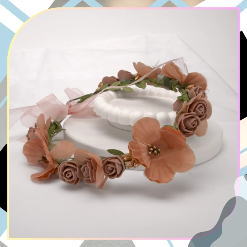 Wianek-Opaska-do-Włosów-Kwiaty-Brązowe-Róże-Styl-Boho.webp