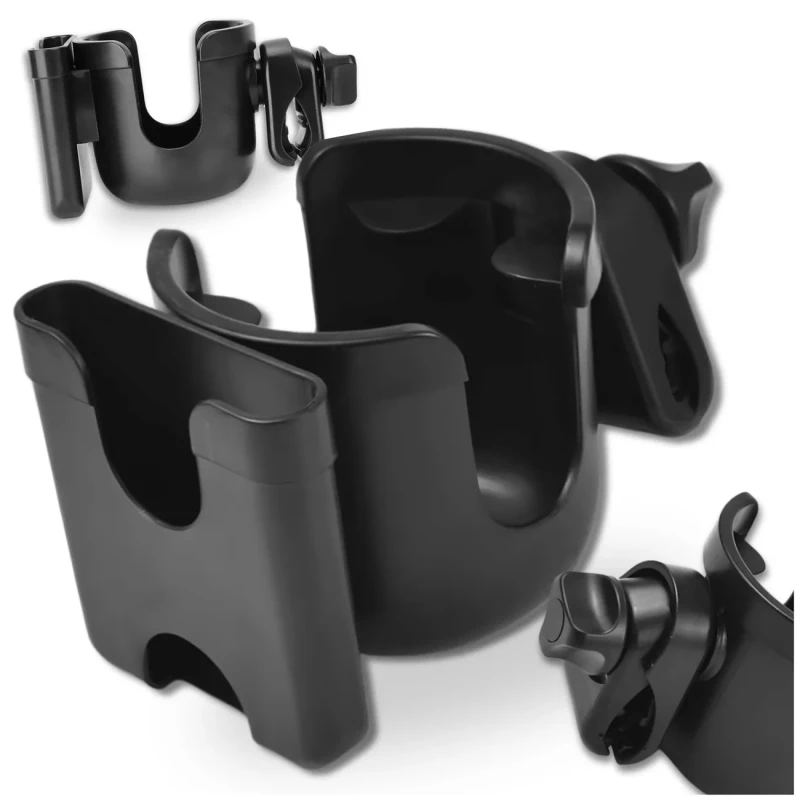 Uchwyt-do-wózka-na-kubek-butelkę-telefon-2w1-czarny.webp