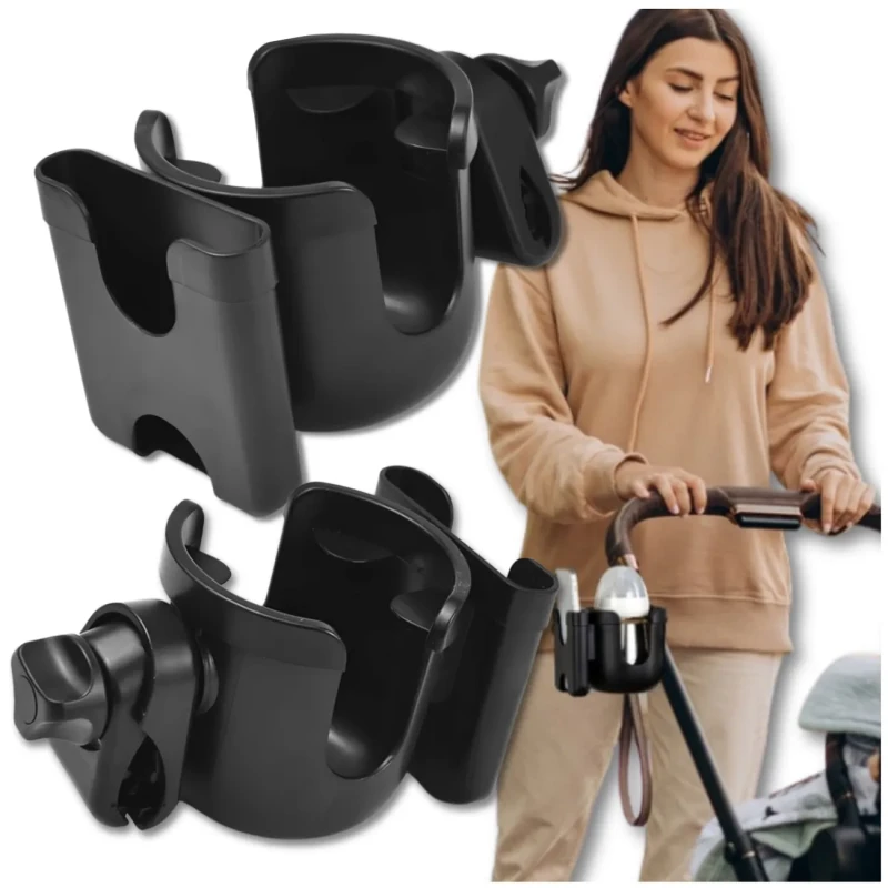 Uchwyt-do-wózka-na-kubek-butelkę-telefon-2w1-czarny.webp