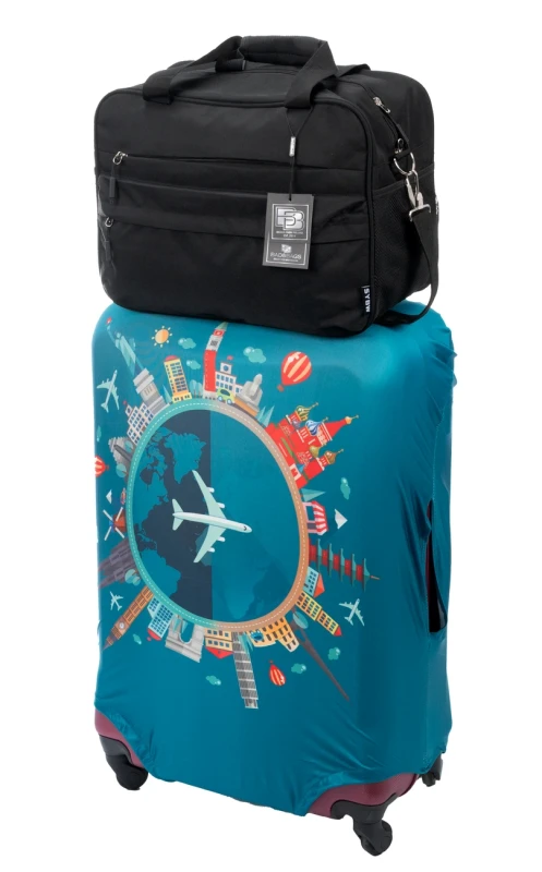 Torba biznesowa podróżna do samolotu bagaż podręczny BAD&BAGS czarna 5.webp