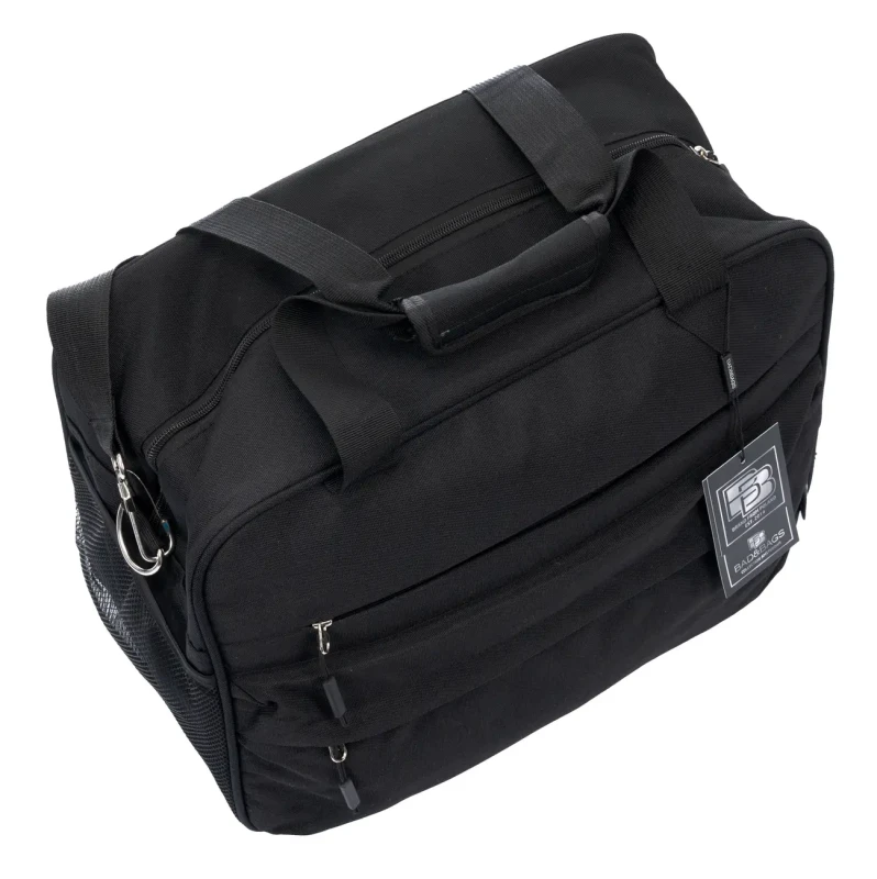 Torba biznesowa podróżna do samolotu bagaż podręczny BAD&BAGS czarna 6.webp