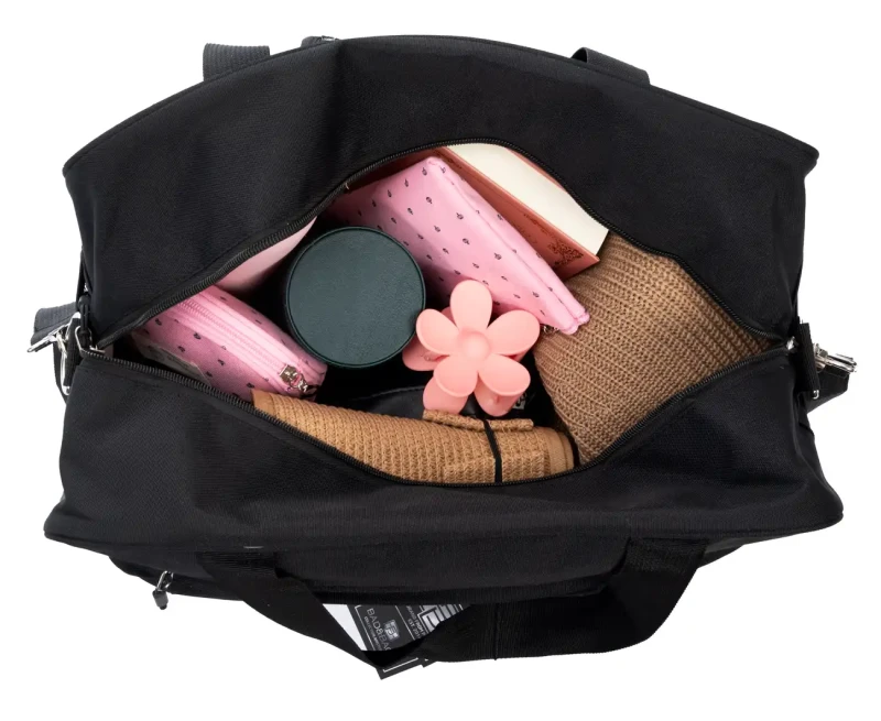 Torba biznesowa podróżna do samolotu bagaż podręczny BAD&BAGS czarna 7.webp