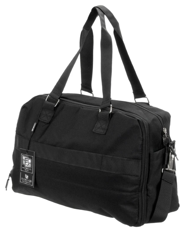 BAD&BAGS torba biznesowa czarna podróżna do samolotu bagaż podręczny 4.webp