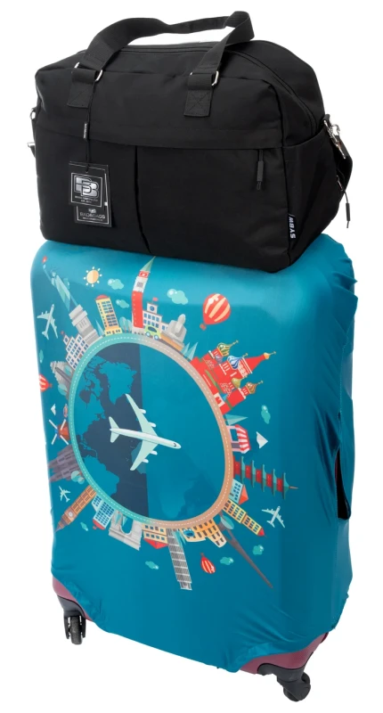 BAD&BAGS torba biznesowa czarna podróżna do samolotu bagaż podręczny 5.webp