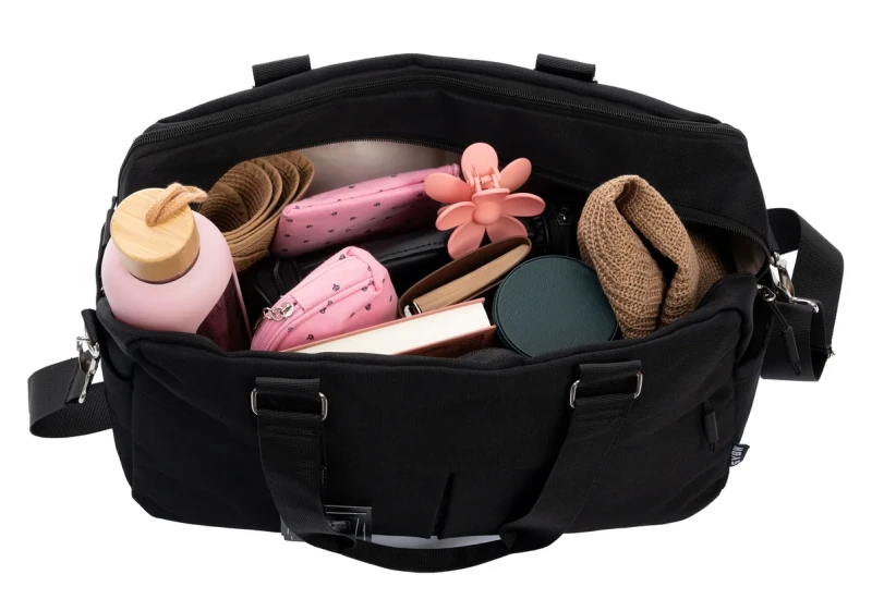 BAD&BAGS torba biznesowa czarna podróżna do samolotu bagaż podręczny 10.webp