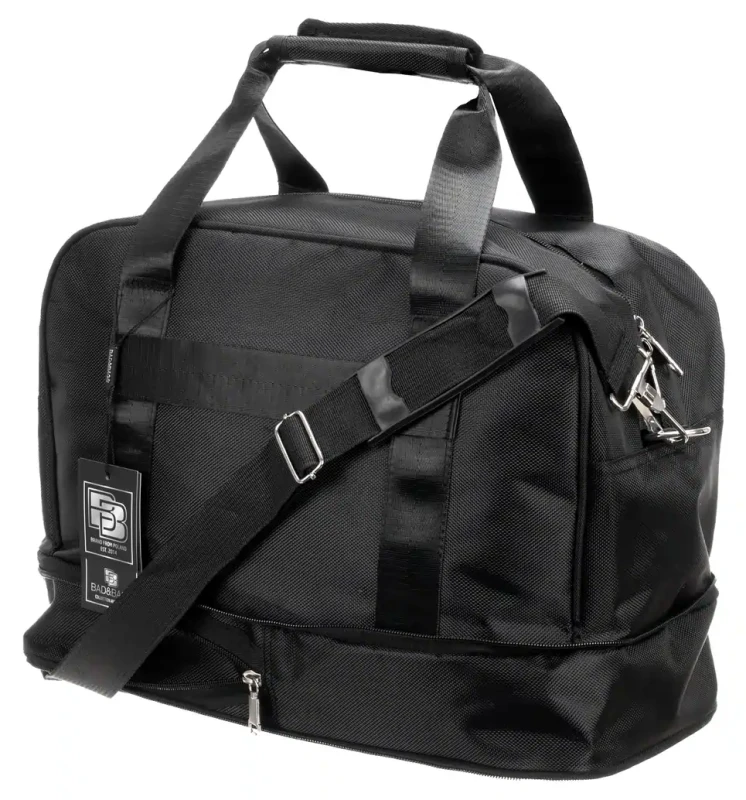 BAD&BAGS torba biznesowa czarna podróżna do samolotu bagaż podręczny 5.webp