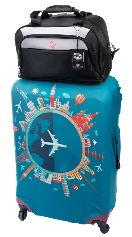 BAD&BAGS torba biznesowa czarna podróżna do samolotu bagaż podręczny 7.webp