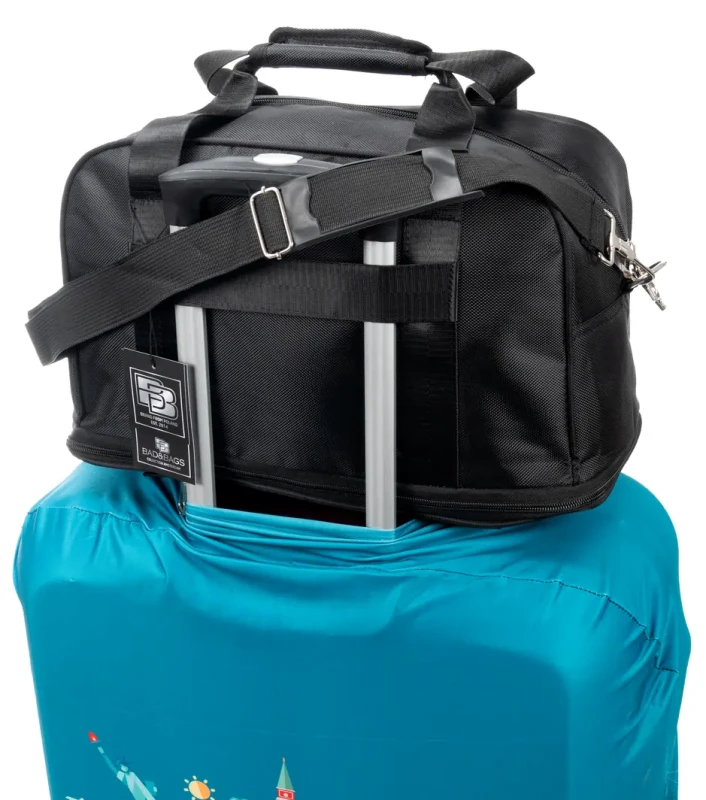 BAD&BAGS torba biznesowa czarna podróżna do samolotu bagaż podręczny 8.webp