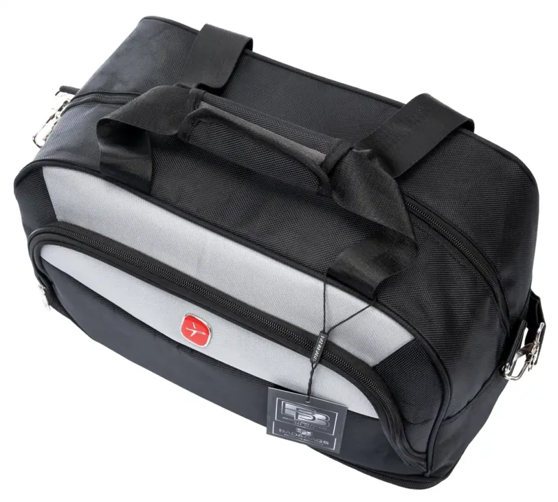 BAD&BAGS torba biznesowa czarna podróżna do samolotu bagaż podręczny 10.webp