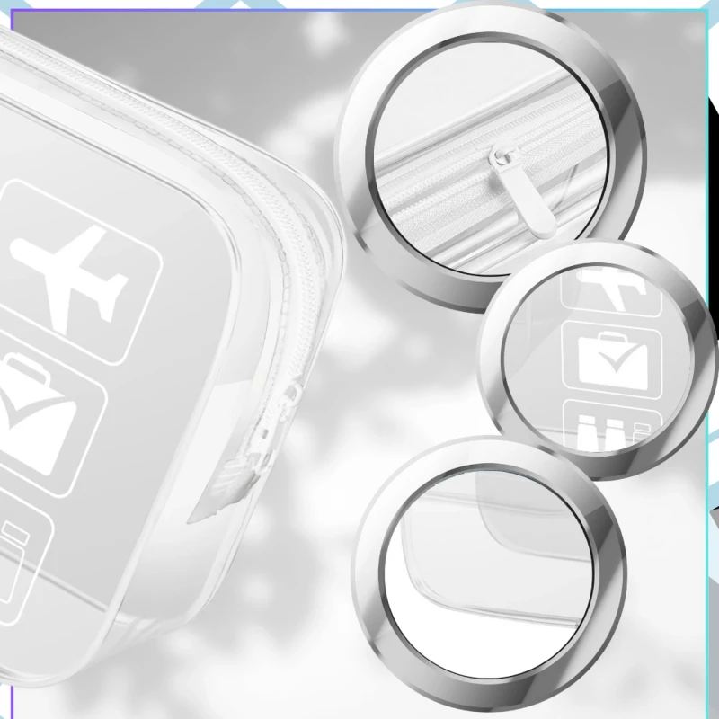 Zestaw organizer przezroczysty do walizki kosmetyczka 3 sztuki  6.webp