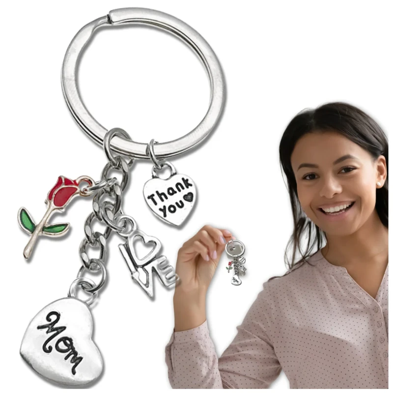 Brelok do kluczy breloczek zawieszka dla mamy na prezent 6.webp