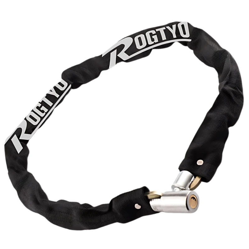 Blokada do roweru na kluczyk KŁÓDKA łańcuch zabezpieczenie 4.webp