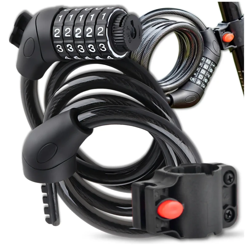 Blokada do roweru na kod KŁÓDKA linka zabezpieczenie 6.webp