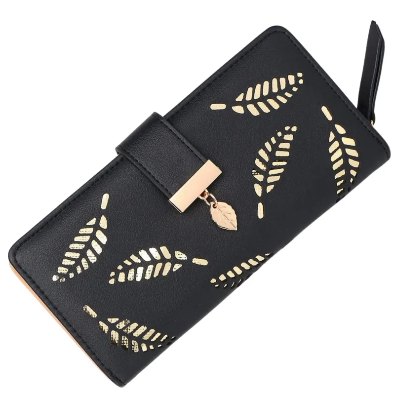 WYGODNY PORTFEL DAMSKI PORTMONETKA PRAKTYCZNA NA ZAMEK LISTKI 5.webp