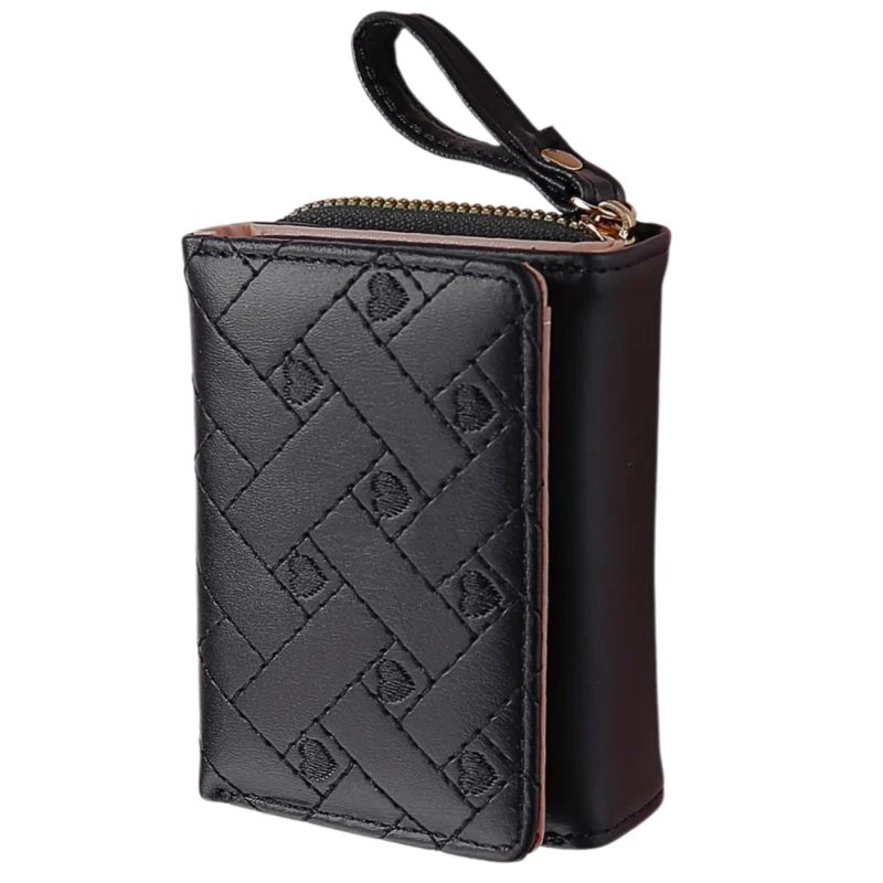 Damski mały klasyczny portfel PORTMONETKA z sercem 5.webp