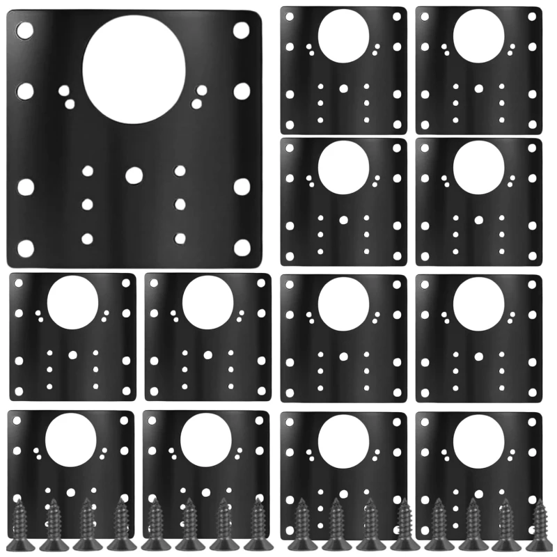 Zestaw 12 płyt do naprawy zawiasów 9x9 cm do drzwi Meblowych 5.webp