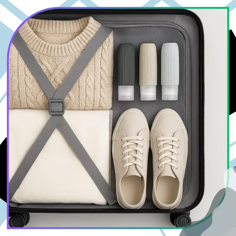 Zestaw 4 szt butelek podróżnych 90 ml wielokrotnego użytku szare 2.webp