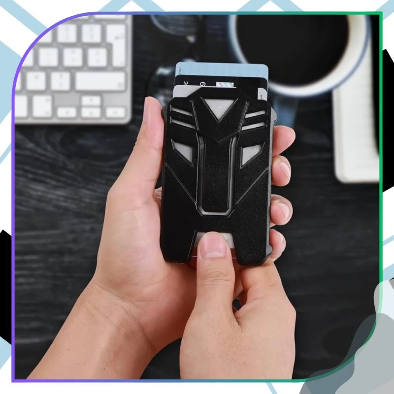 Brelok czarny linka zwijana retraktor 80 cm Outdoor karabińczyk  1.webp