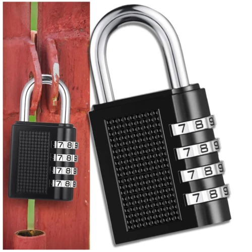 Kłódka na szyfr 78mm szyfrowa mocna metalowa