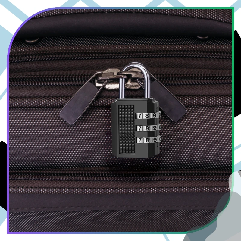 Kłódka na szyfr 54mm szyfrowa metalowa mocna 8.webp