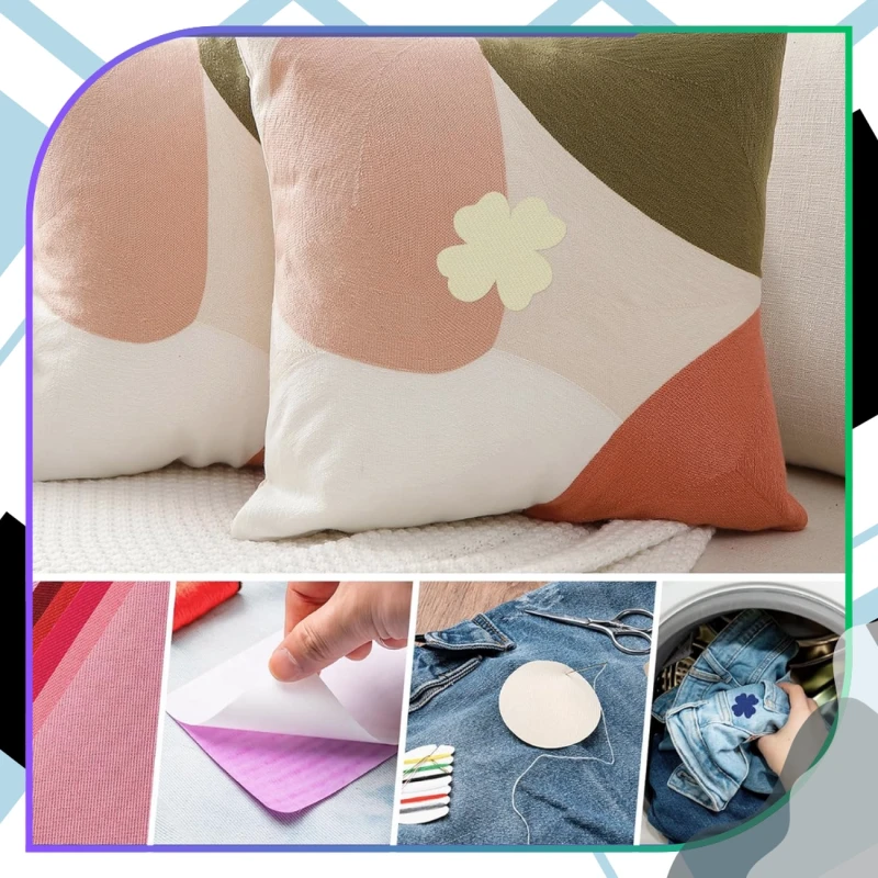 Duży zestaw 26 sztuk łatki spodnie kurtki TERMO ŁATA naprasowanki 6.webp