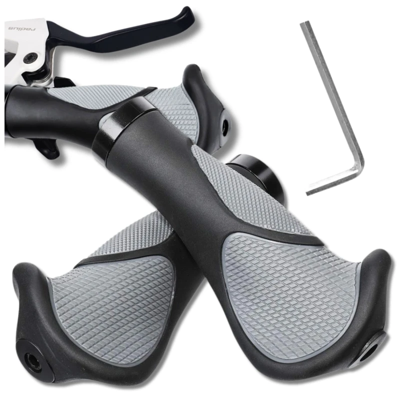 Chwyty rowerowe do kierownicy rączki gripy ergonomiczne roweru 4.webp