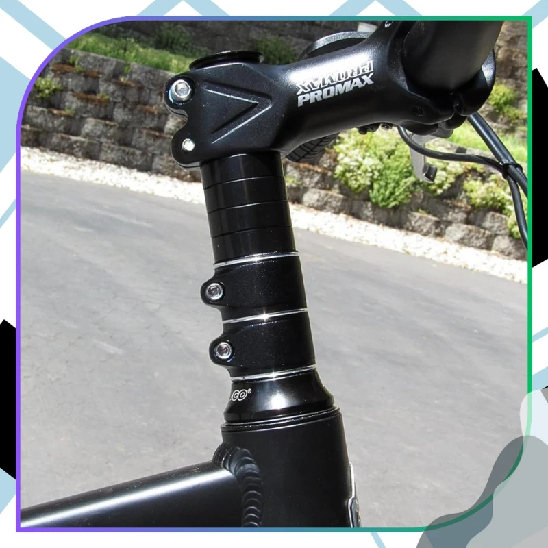 Podwyższenie mostka kierownicy rowerowej adapter regulowany A-HEAD 5.webp