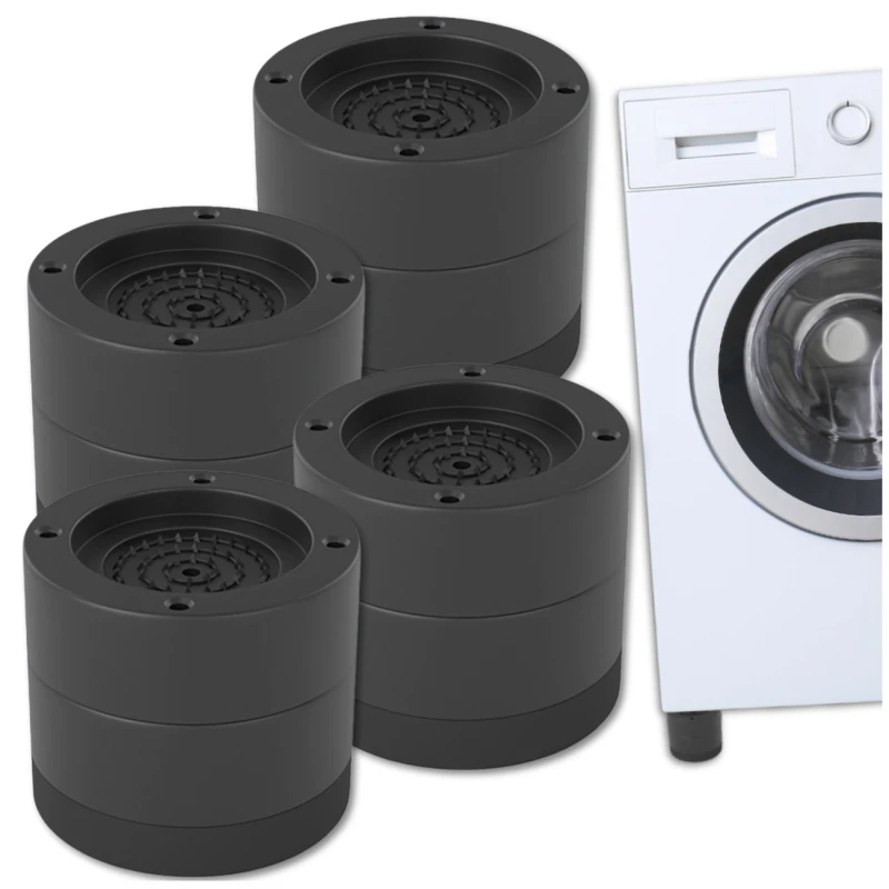 Podkładki antywibracyjne pod pralkę gumowe 4 szt. lodówkę suszarkę 2.webp